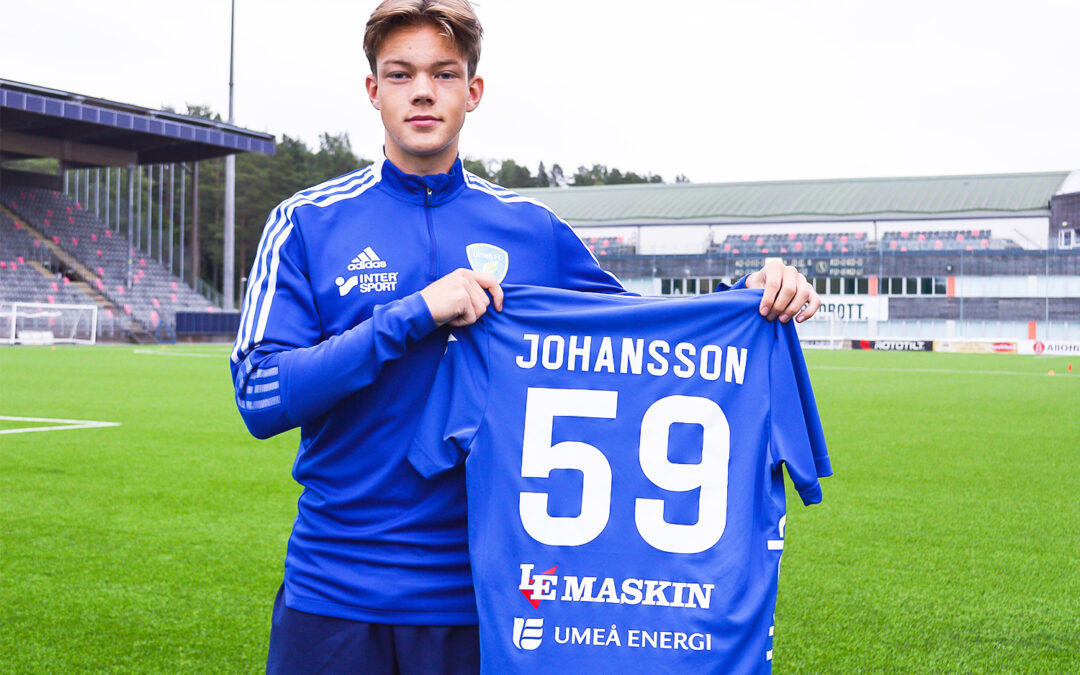 Isak Johansson skriver A-lagskontrakt